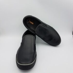 TREADSAFE SLIP-ON SLIP RESISTANT RESTURANT WORK SHOES Men sz 10 Women sz 11 Wide